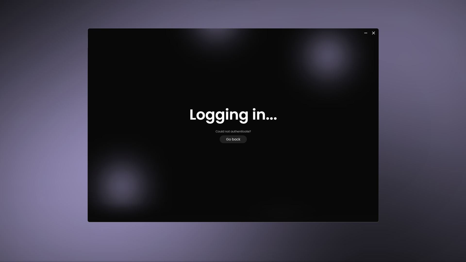 Login button doesn't work